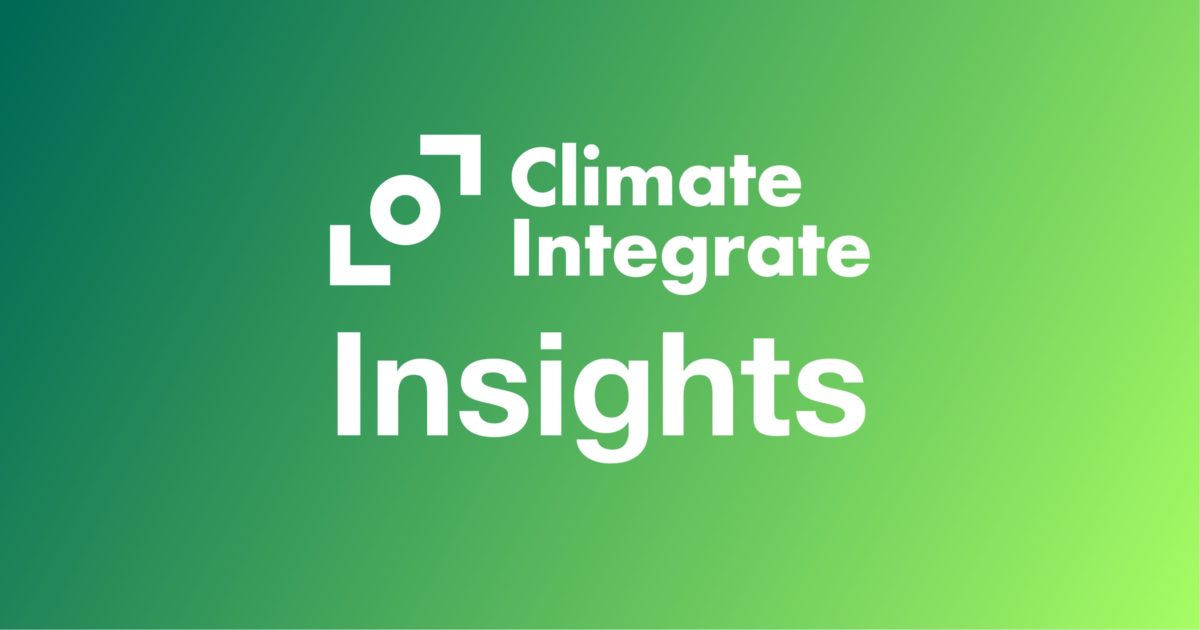 Climate Integarte " Insights"